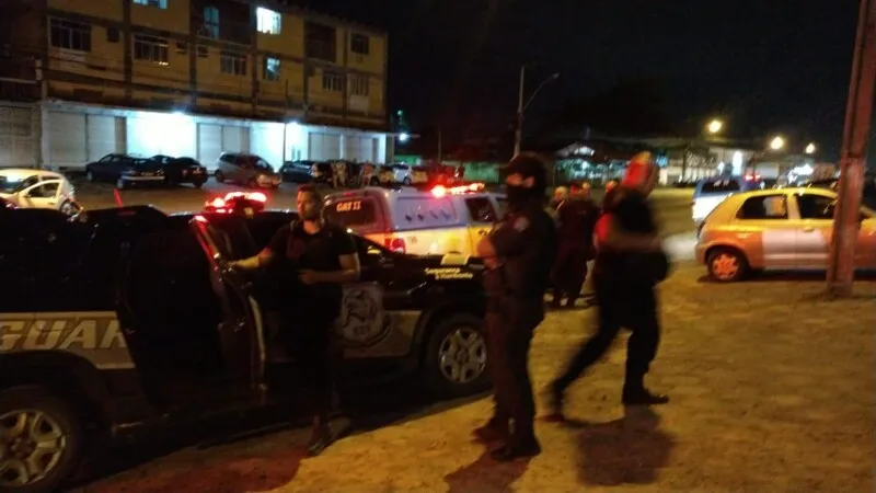A Guarda Municipal e a PM estão fazendo rondas noturnas por toda a cidade