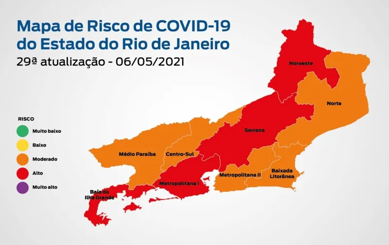. A análise compara a semana epidemiológica 16 (18 a 24 de abril) com a 14 (4 a 10 de abril) de 2021