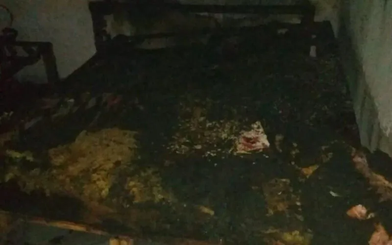Criança conseguiu se salvar no incêndio