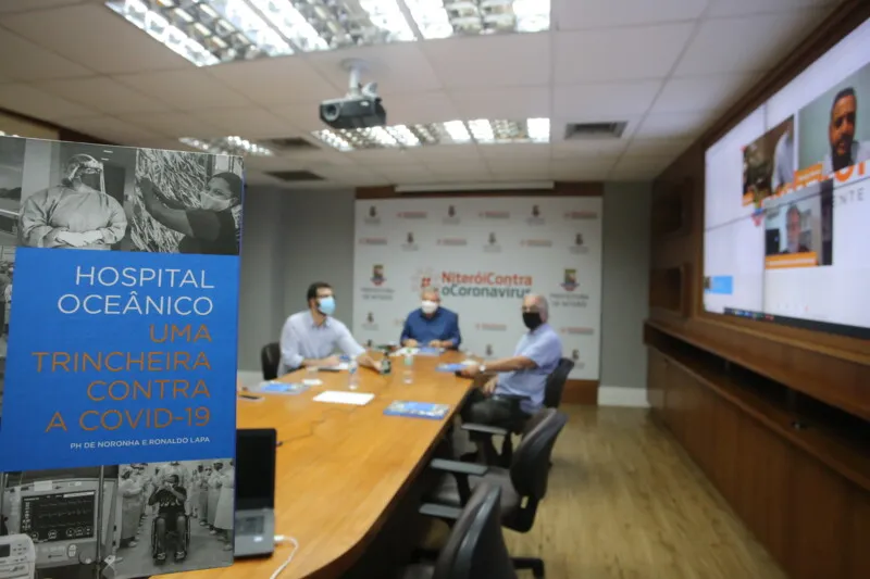 “Hospital Oceânico – Uma Trincheira Contra a Covid-19” terá versões impressa e digital