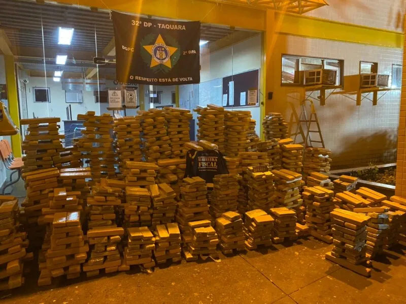 Após embalada e revendida, a droga poderia render cerca de R$ 5 milhões 