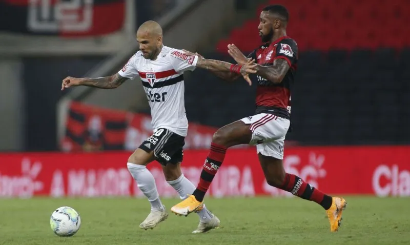 O São Paulo está invicto contra o Flamengo nesta temporada