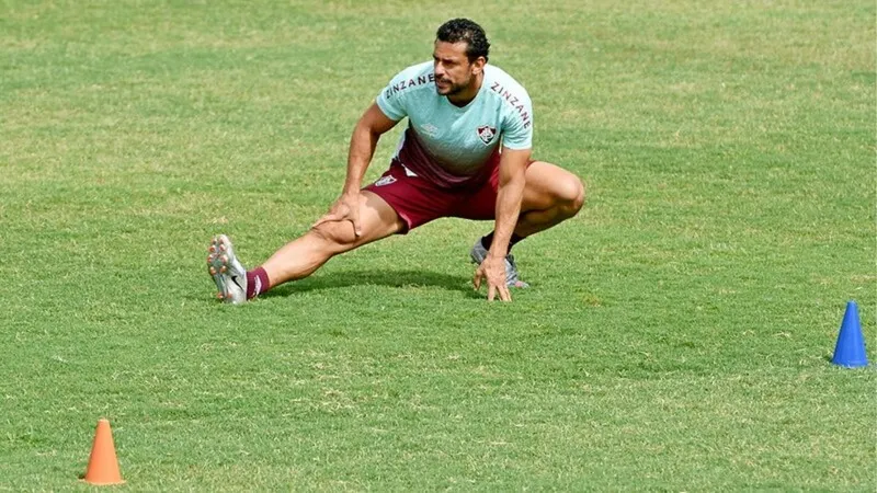 O artilheiro Fred não deve jogar a próxima partida do Fluminense