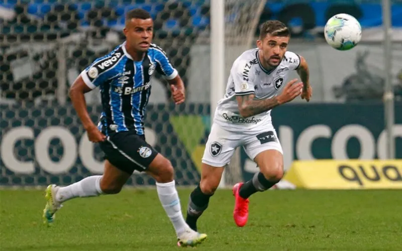 No primeiro turno, o Grêmio venceu o Botafogo por 3 a 1