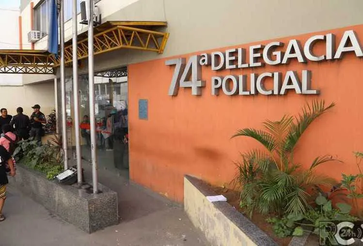 O preso  foi levado à 74ªDP (Alcântara)