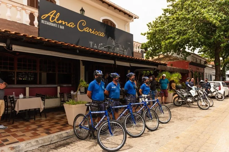 As quatro novas  bicicletas doadas por empresário vão ajudar no trabalho
