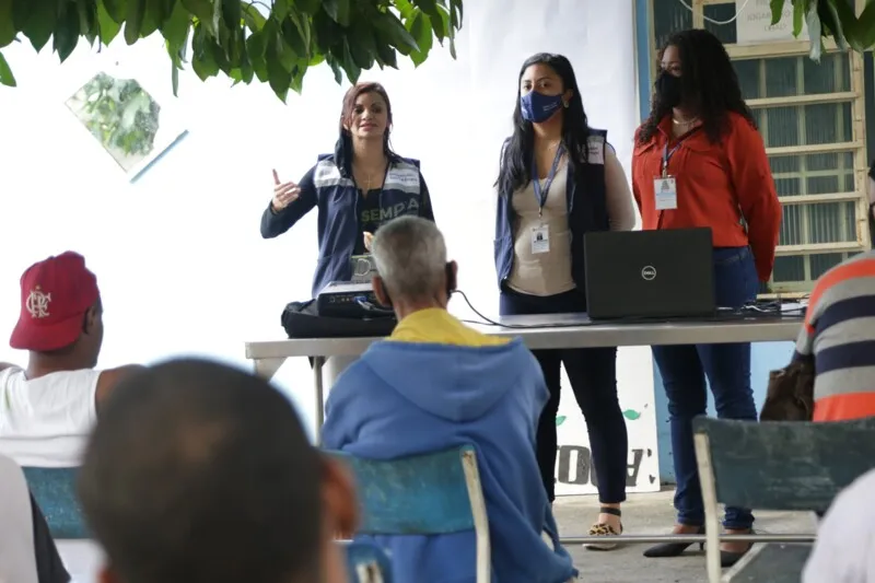 . A ação contou com apoio das Secretarias de Assistência Social e da Saúde
