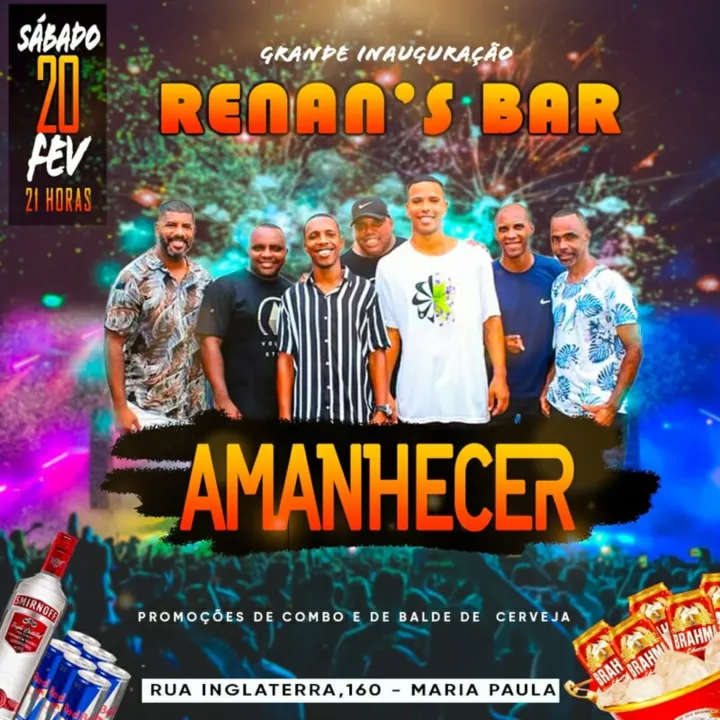 Imagem ilustrativa da imagem Grupo Amanhecer é atração de roda de samba em Maria Paula, em SG