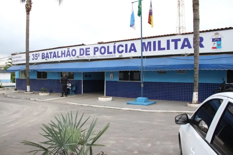 Policiais do 35ºBPM efetuaram prisão 