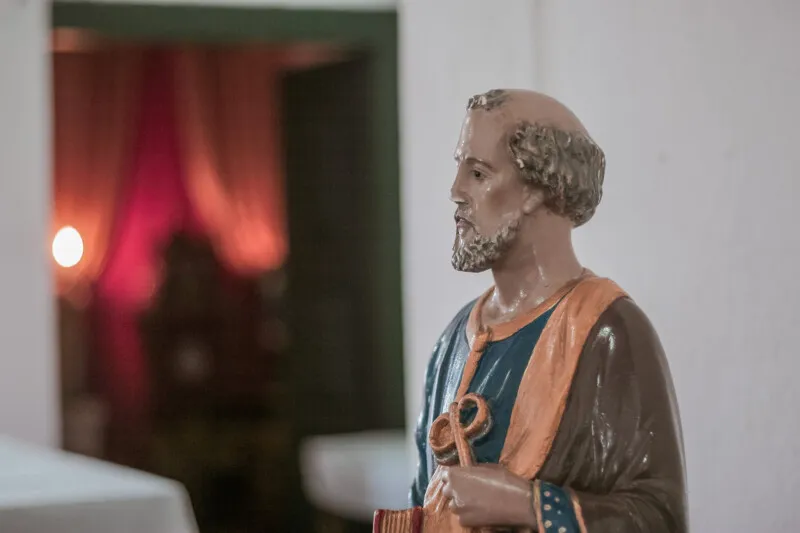 Imagem ilustrativa da imagem No dia do padroeiro, fé em Pedro e tradições religiosas evidenciam identidade aldeense