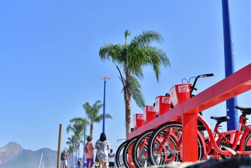 Cidade ganhou bicicletário