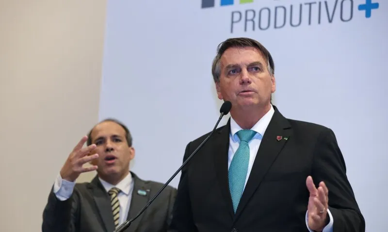 Presidente Jair Bolsonaro em pronunciamento