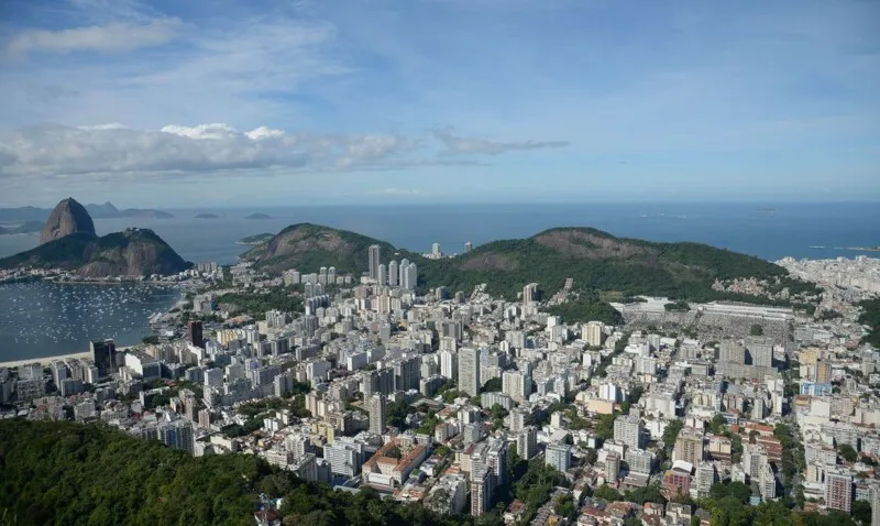 "Cidade Maravilhosa" vista de cima