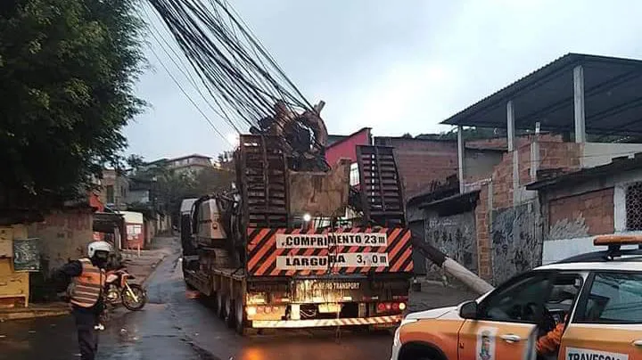 Imagens do Acidente na Estrada da Ititioca