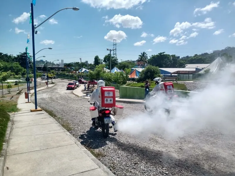 As motofogs são monitoradas por GPS e acompanhadas em tempo real pela Secretaria Municipal de Saúde