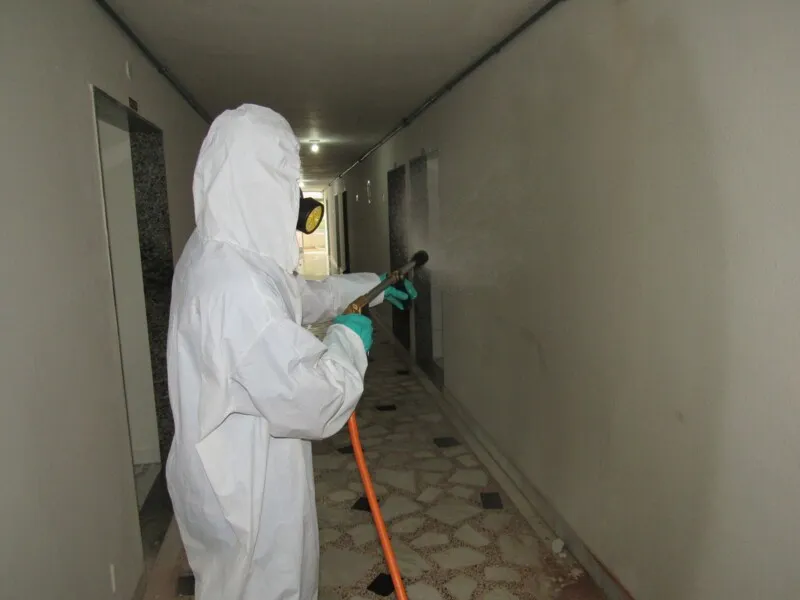 O Centro de Tradições Nordestinas e as unidades de saúde são sanitizados toda semana