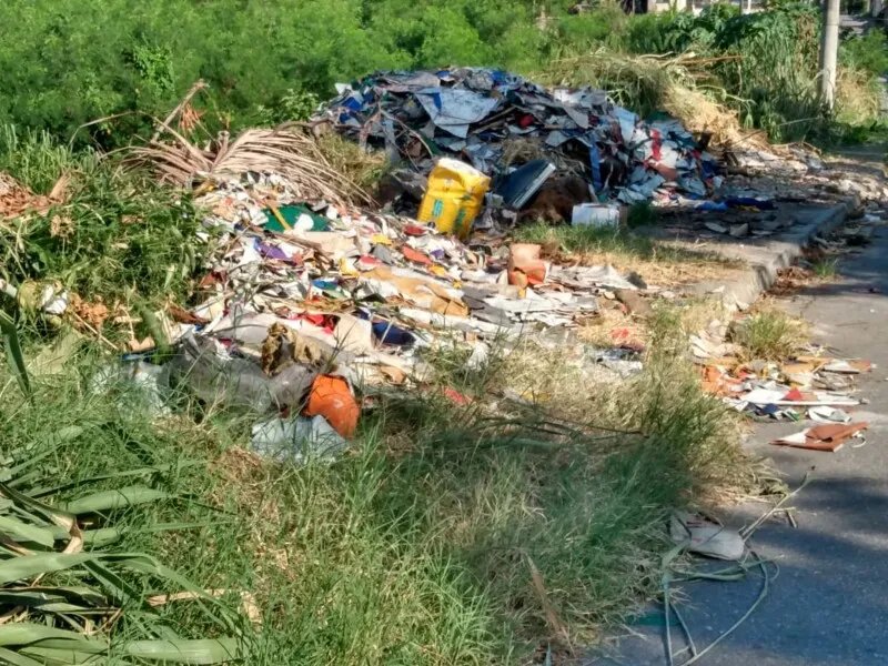O local está se tornando um aterro sanitário, segundo o morador 