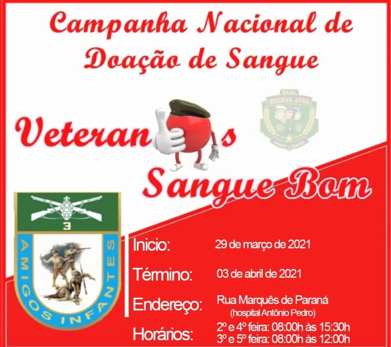 Campanha de doação busca abastecer postos de coleta de sangue em SG e Niterói
