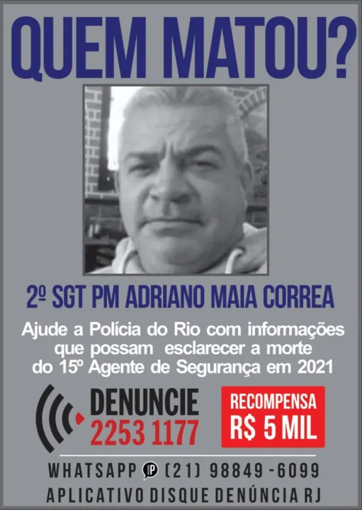 Imagem ilustrativa da imagem Portal dos Procurados pede informações sobre os envolvidos na morte de PM