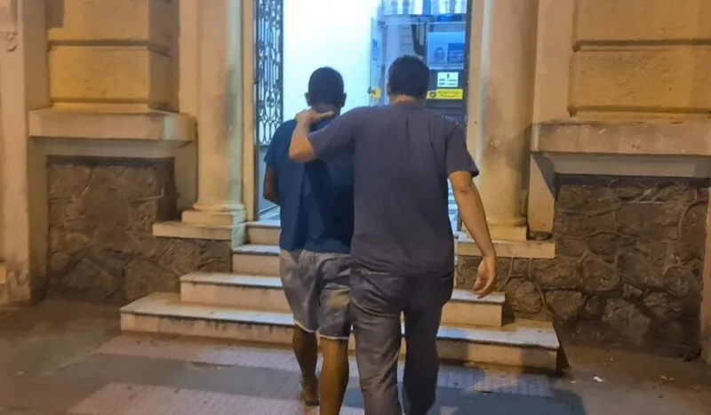 O criminoso foi encaminhado para a Delegacia do Centro de Niterói