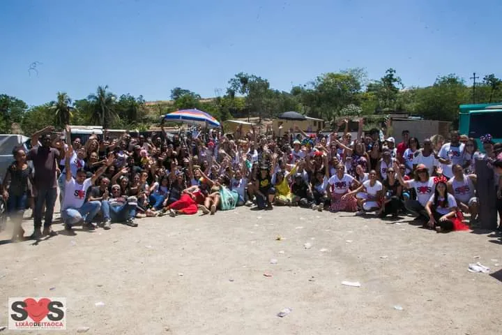 Imagem feita em ação realizada antes do período de pandemia