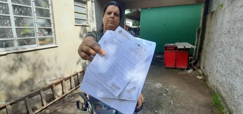 A zeladora foi atropelada no Alcântara 