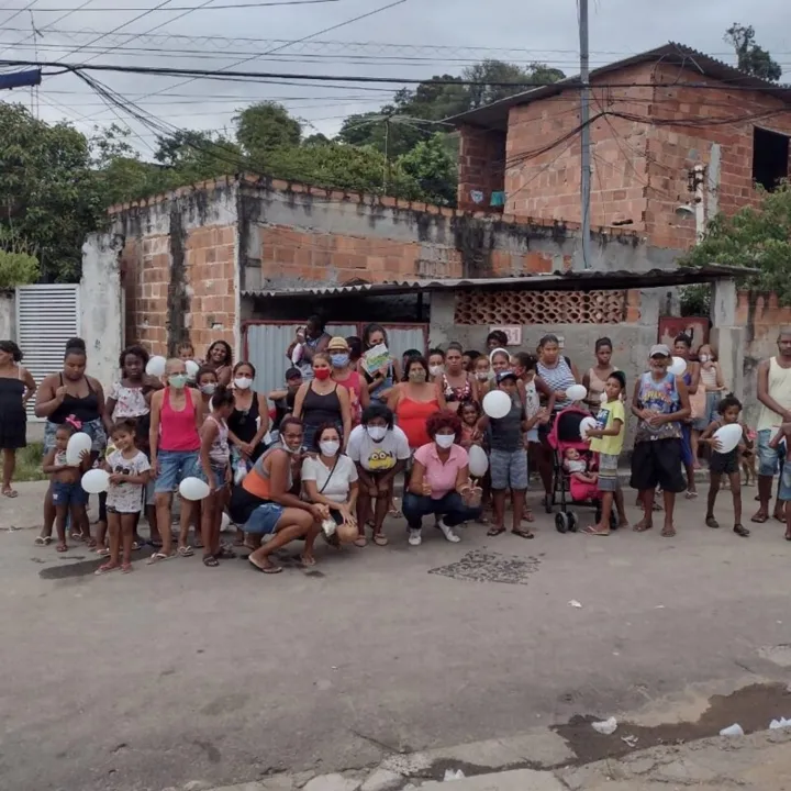 Ação realizada na Páscoa beneficiou diferentes mães da comunidade