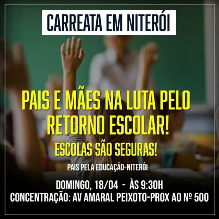 De acordo com o grupo o pleito é válido, uma vez que os dados de contágio dentro das escolas se mantiveram nos índices propostos pela própria prefeitura para a reabertura