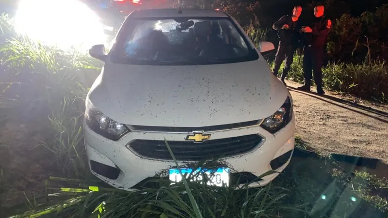 O carro da vítima foi recuperado 