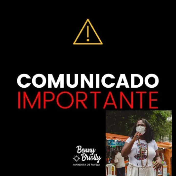 Comunicado foi publicado nas redes sociais da vereadora