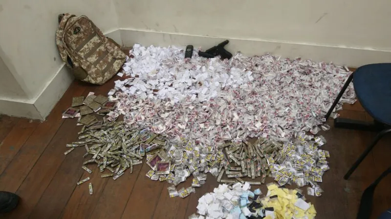 Polícia apreendeu farto material