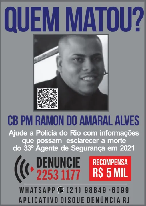 Imagem ilustrativa da imagem Portal pede informações para identificar assassinos de PM no Rio