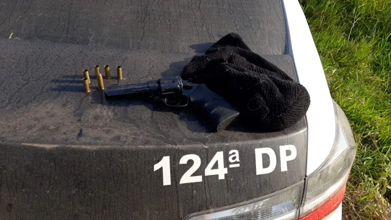  A arma usada no crime foi encontrada em um matagal da região