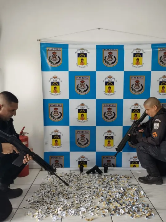 Material foi levado à delegacia de Maricá 