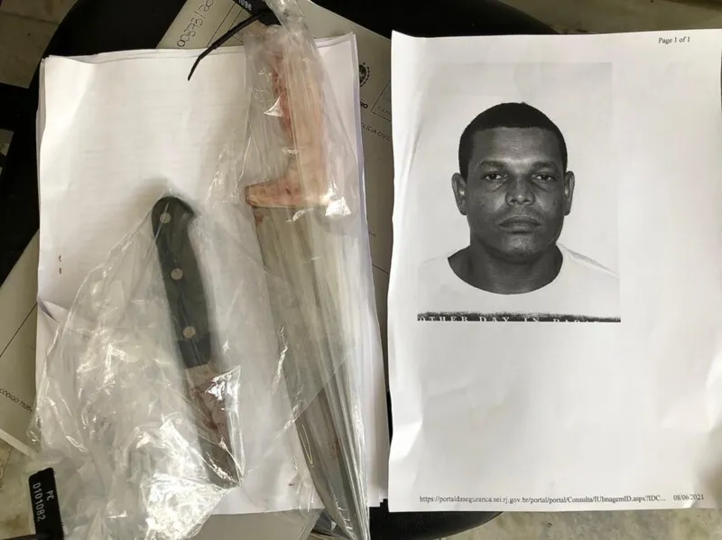 O suspeito segue sendo procurado pela polícia 
