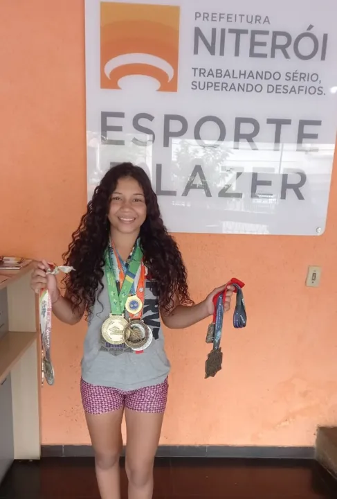Cecília começou a competir aos 10 anos de idade