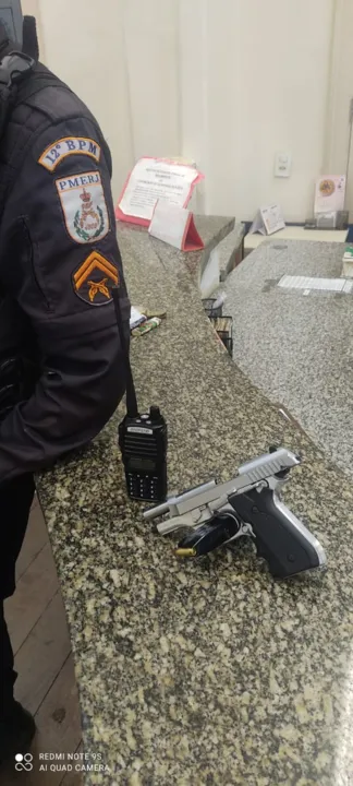 Suspeito não contou como conseguiu a arma