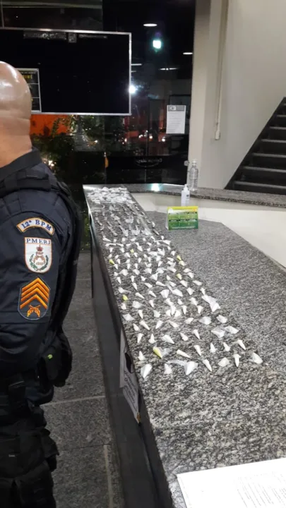 Drogas encontradas na Viradouro