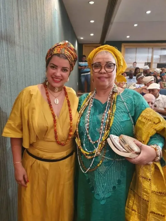 Arethuza e sua mãe, Márcia D'Oxum