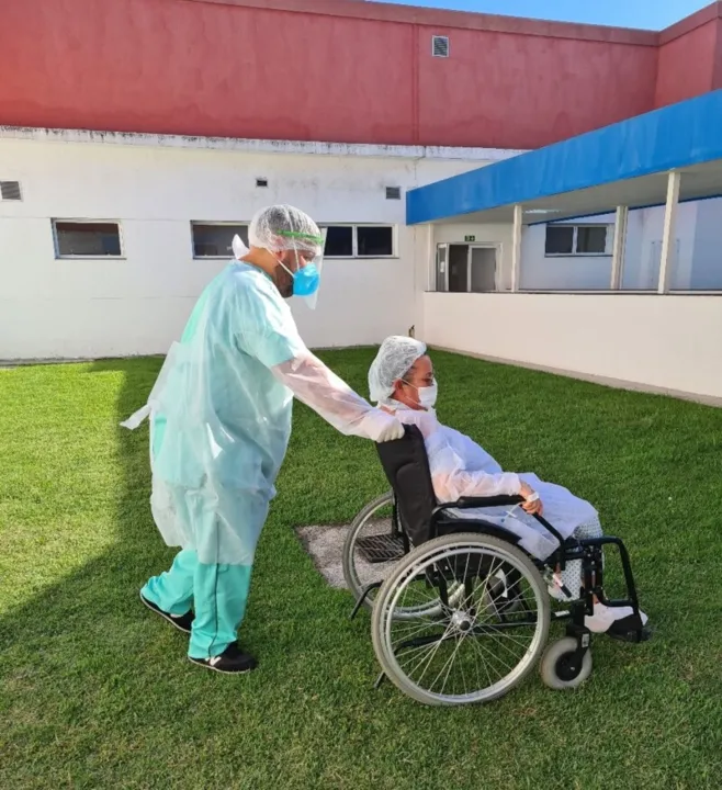 ‘Passeio Solário’ é uma oportunidade de pacientes internados se socializarem