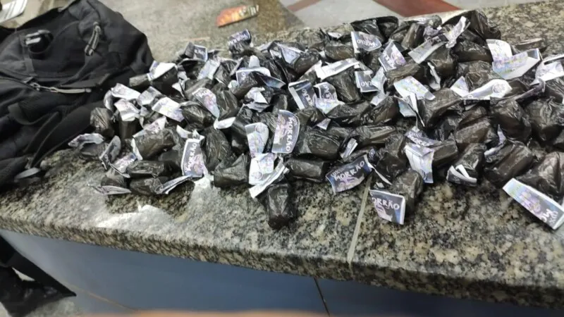 Drogas apreendidas 