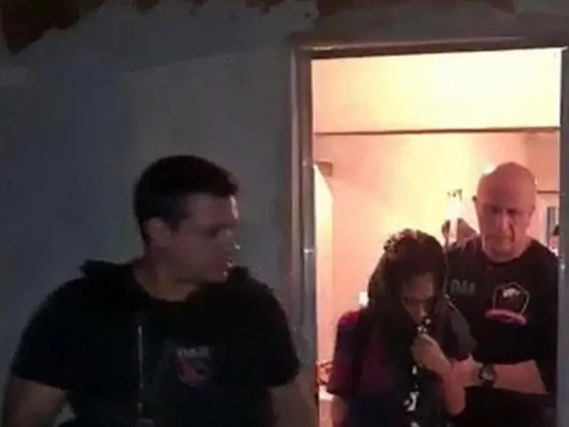 Momento do resgate 