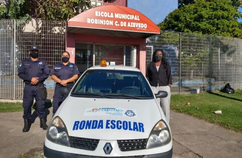 Além da ronda escolar, a equipe de patrulhamento atua ainda em atividades socioeducativas