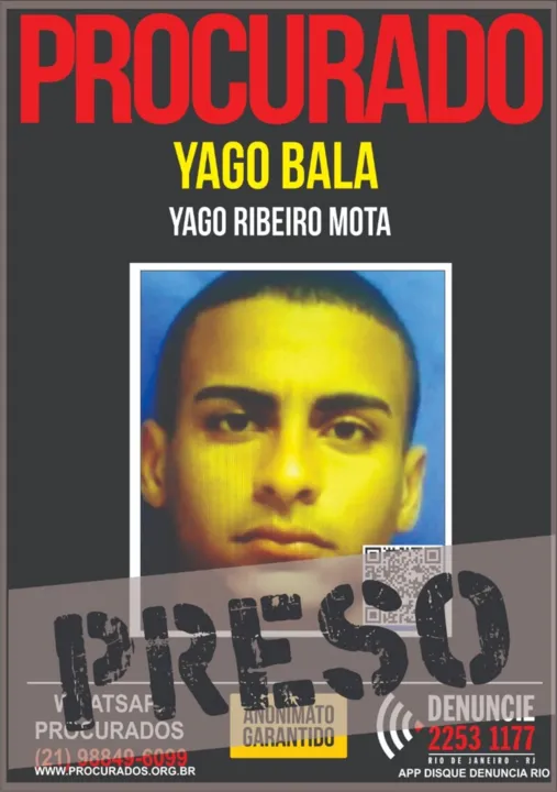 Imagem ilustrativa da imagem Em 'clima quente', 'Yago Bala' é preso em lazer em praia do Rio (veja vídeo)