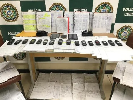 A Polícia Civil descobriu uma central de telemarketing usada por agiotas em São Cristóvão

