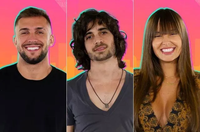 Nesta semana, o paredão é formado por Arthur, Thaís e Fiuk
