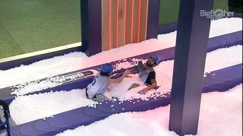 Os dois venceram a sétima prova de resistência do BBB21 