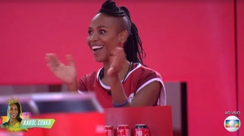 Karol Conká venceu a prova do líder e usuários nas redes sociais fizeram teorias de manipulação do jogo