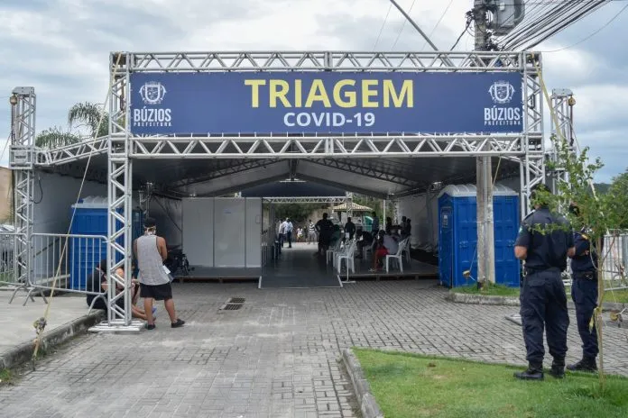 Município tem duas tendas de triagem