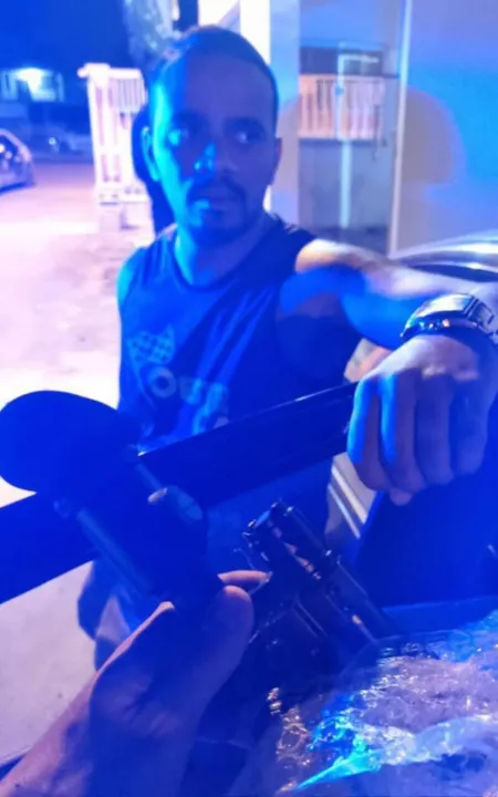Ele foi preso em flagrante